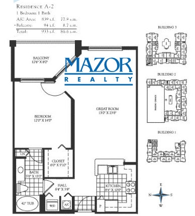 Plano de planta - The Moorings at Lantana