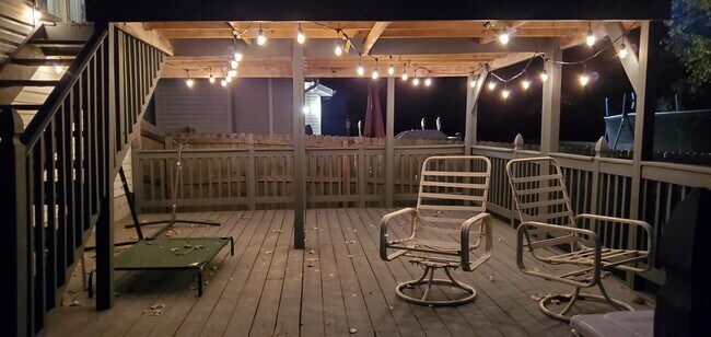 Lighted lower deck - 1292 Winesap Dr