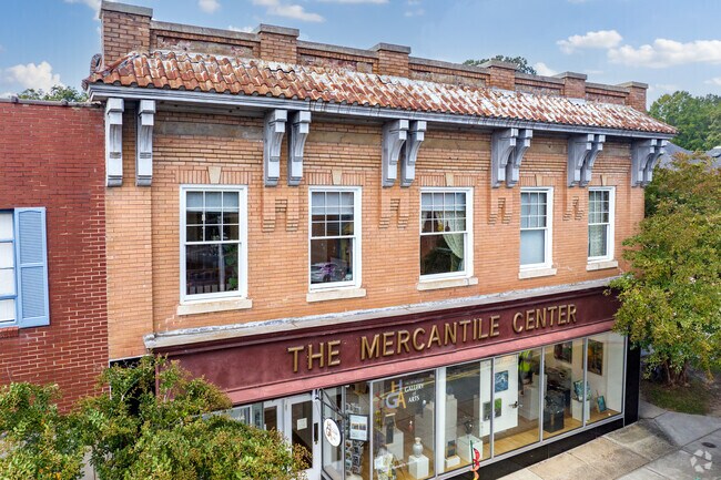 The Mercantile Center in downtown Hillsborough, NC is home to many art galleries.
