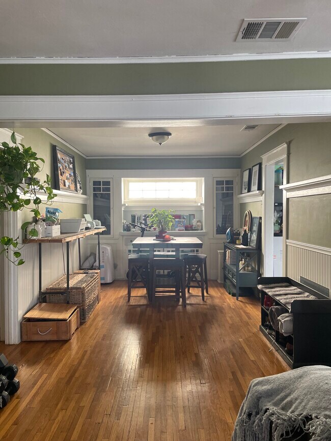 Spacious dining area. Built in china cabinet has window sidelights creating nice airflow when open. - 688 Mira Mar Ave
