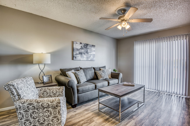 Living Room - Rock Island Apartments