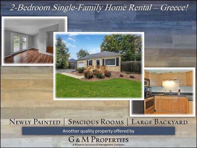 Foto del edificio - 2 Bedroom Recently Remodeled Single Family Home now available in North Greece!