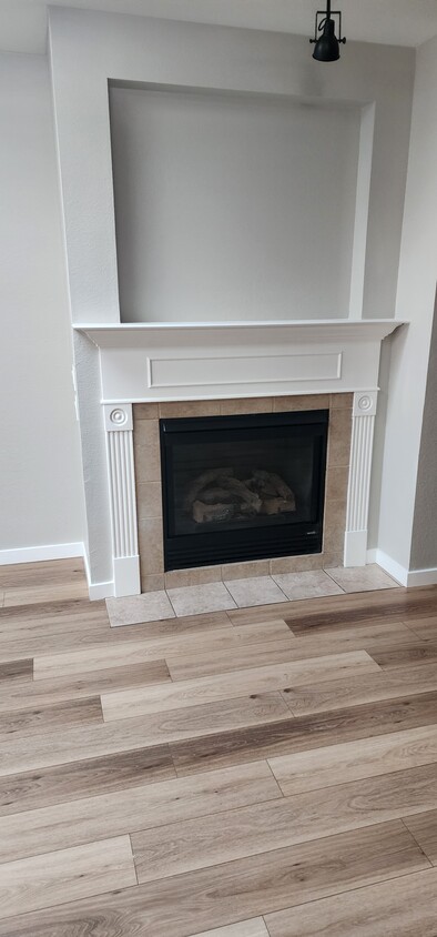 Living Room Fireplace - 5319 W 16th Ave