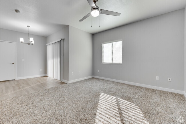2BR, 2BA - 1068SF - Living Room - 178-Citra Apartments