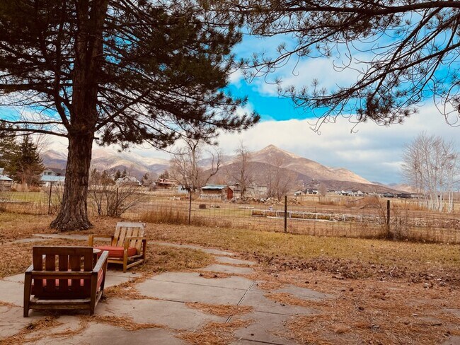 view of Midway Mountain from back yard - 131 E 100 N