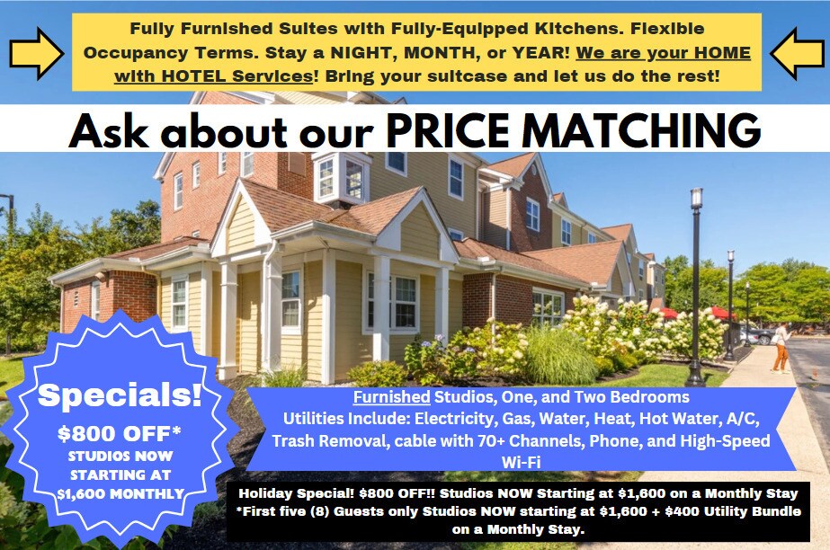 Furnished Residences at Tewksbury Boston Apartments in Tewksbury, MA