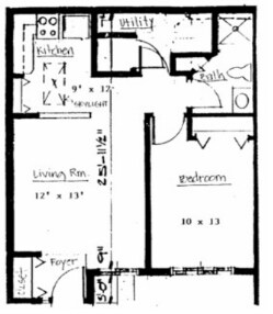 1HAB/1BA - Newburgh Village