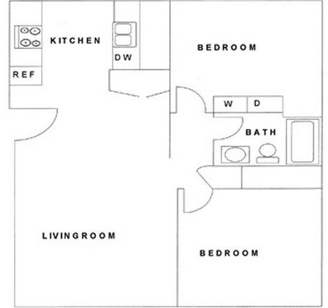 2BR/1BA - Terrace Manor