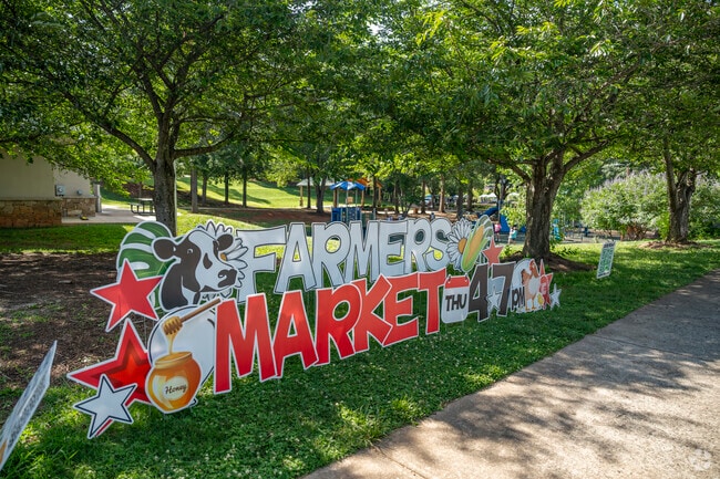 Belmont holds a Farmers Market each Thursday night through the spring and summer.