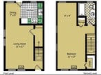 One Bedroom Duplex