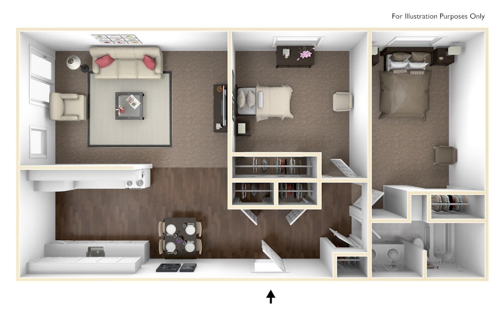 Plano de planta - Lowebrook Apartments