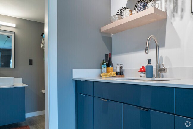 Estudio - 314 pies cuadrados - Cocina - River Roost