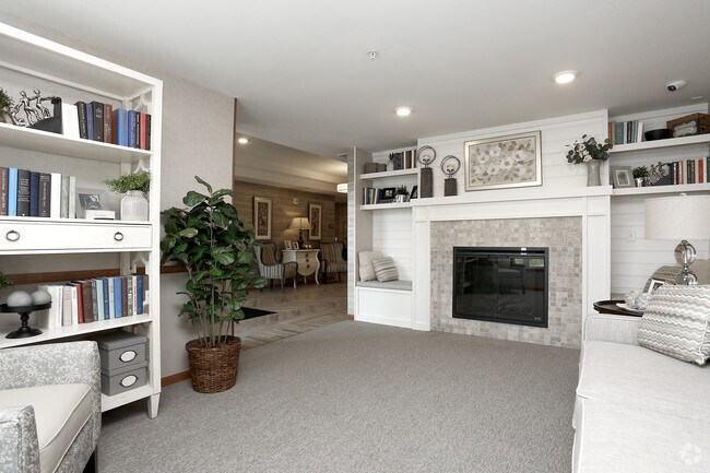 Sala con chimenea - Powers Ridge