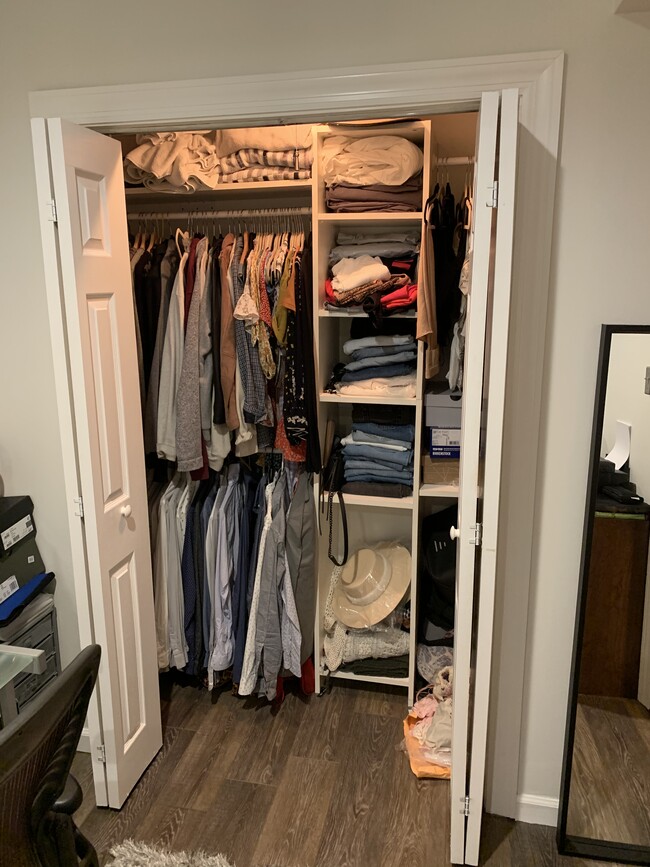 Bedroom closet space. - 1451 N Campbell Ave