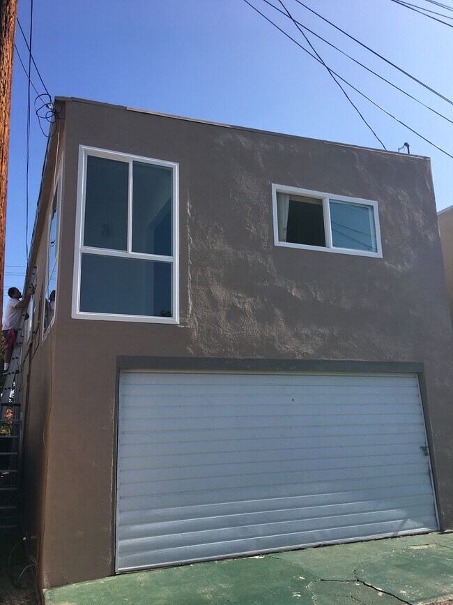 Back of the building/shared garage - 3856 W 242nd St