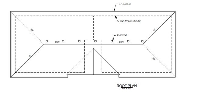 Roof Plan - 6425 SE Holgate Blvd