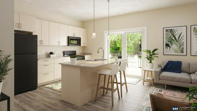 Interior Rendering - Townline Flats