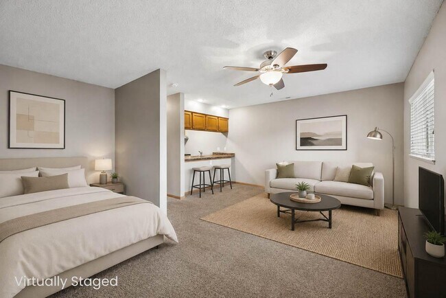 La flexibilidad de la distribución de los estudios facilita la adaptación a una rutina que se ajuste a tu estilo de vida. - Highland View Apartments