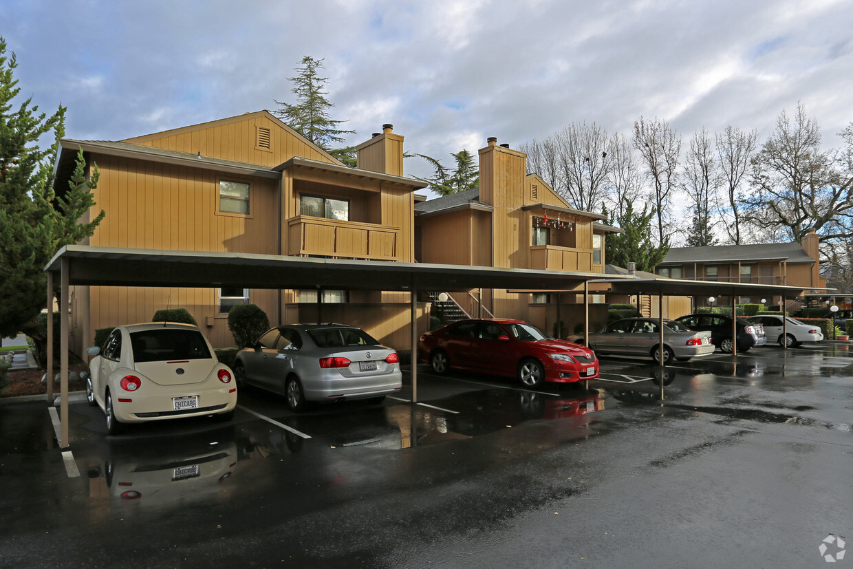 Parking Area - Pebble Beach Apartments