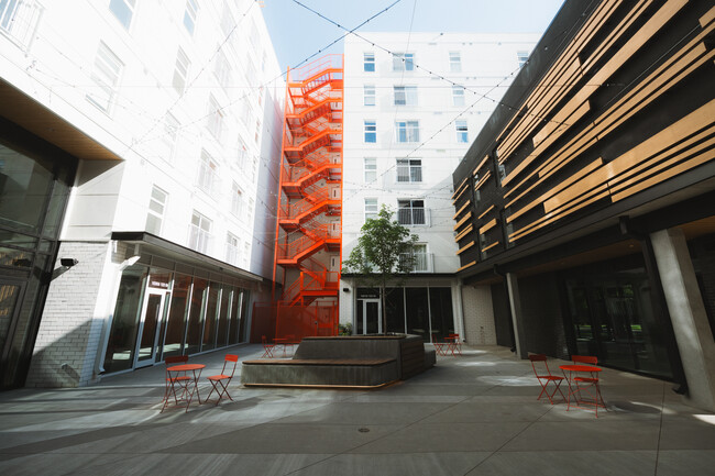 Daytime Courtyard - 12322 102 Av NW