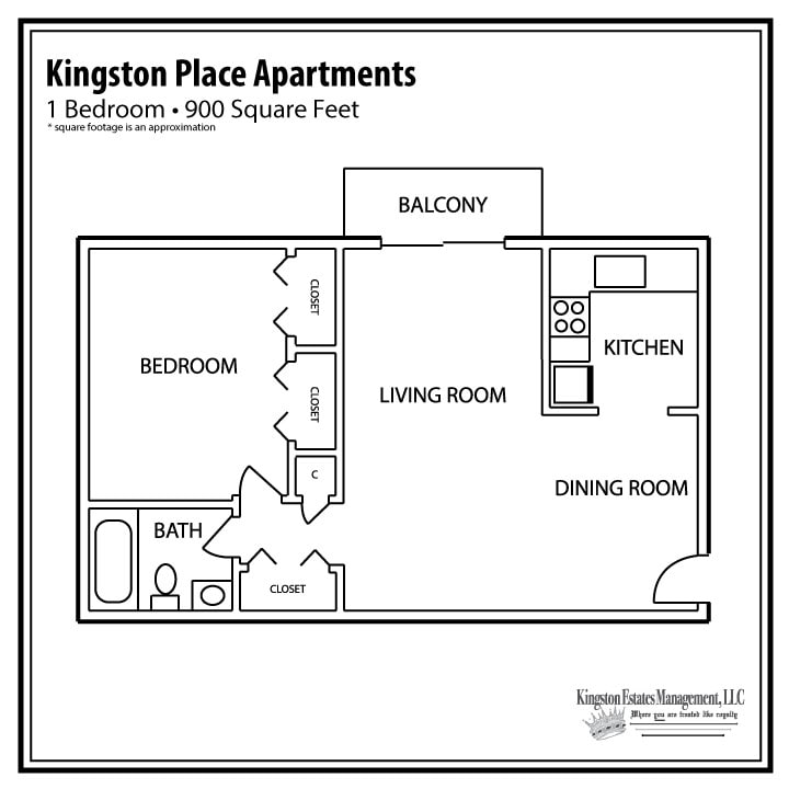 Kingston Place Apartments – 1 Bedroom