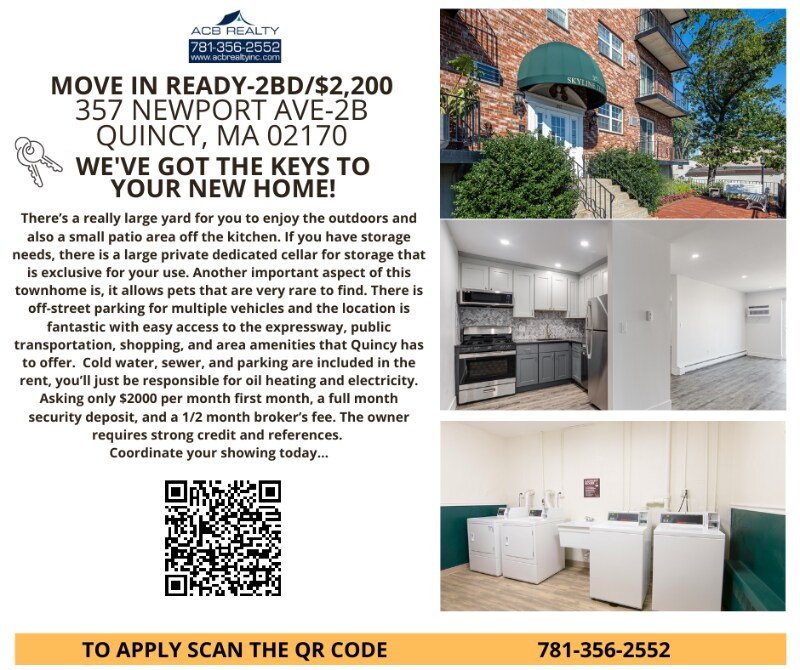357 Newport Ave Unit 2B, Quincy, MA 02170 Room for Rent in Quincy, MA