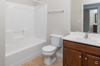 2BR, 2BA - 1,117SF Bathroom - Parkside Trace Apartments