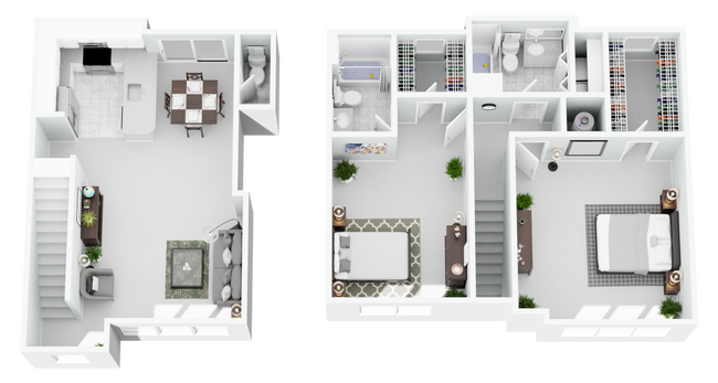 2 BR Townhouse + $150 Attached Garage (Fireplac...