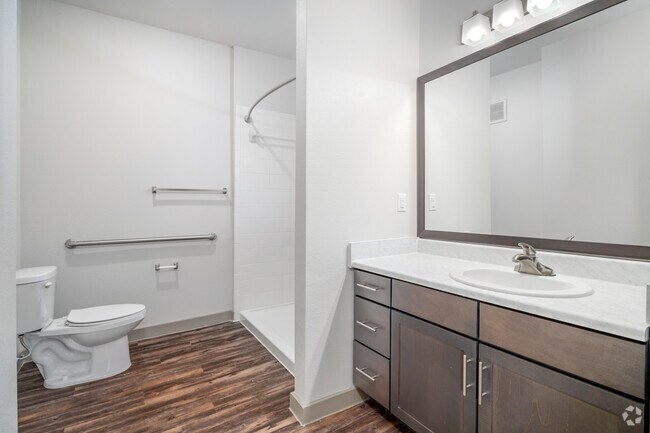 1 habitación, 1 baño - 677 pies cuadrados - Baño - San Juan Mission Villas- After 55