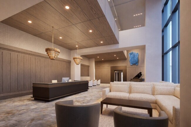 Vestíbulo con conserjería 24 horas - BLVD Haley