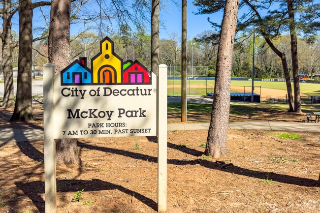 McKoy Park is one of the many parks within Decatur; located in the Oakhurst neighborhood.