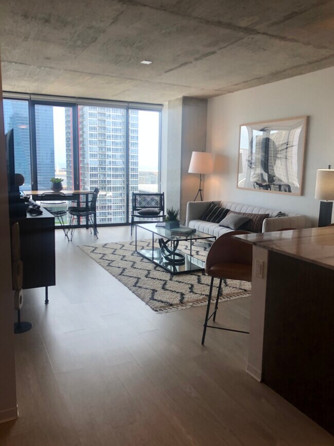 Living Area - 2140 S Wabash Ave