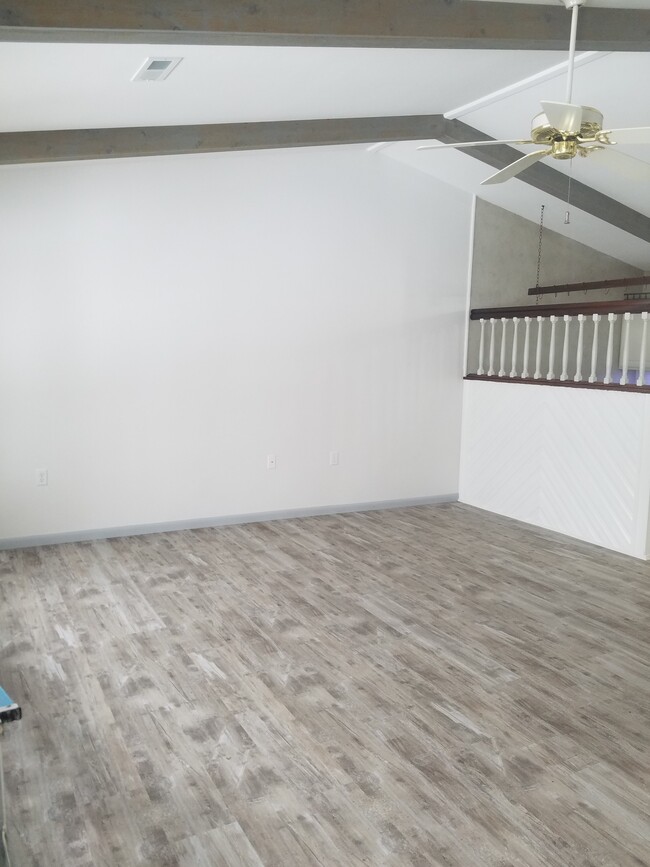 Living Room with vaulted ceiling - 607 E Shelby St