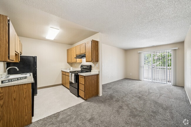 Cypress-Kitchen & Living Room View - Westdale Commons Apartments