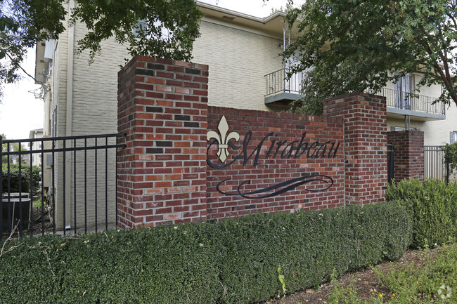 Sign - Mirabeau Apartments