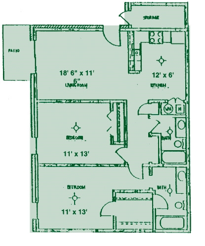 2HAB/2BA - Enterprise Square Apartments