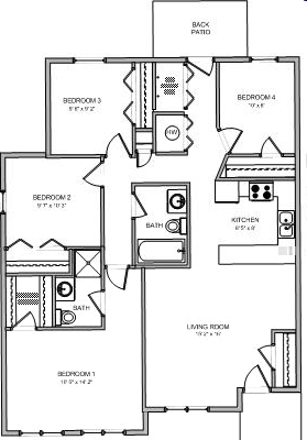 4HAB/2BA - Westchester Village of Oak Grove