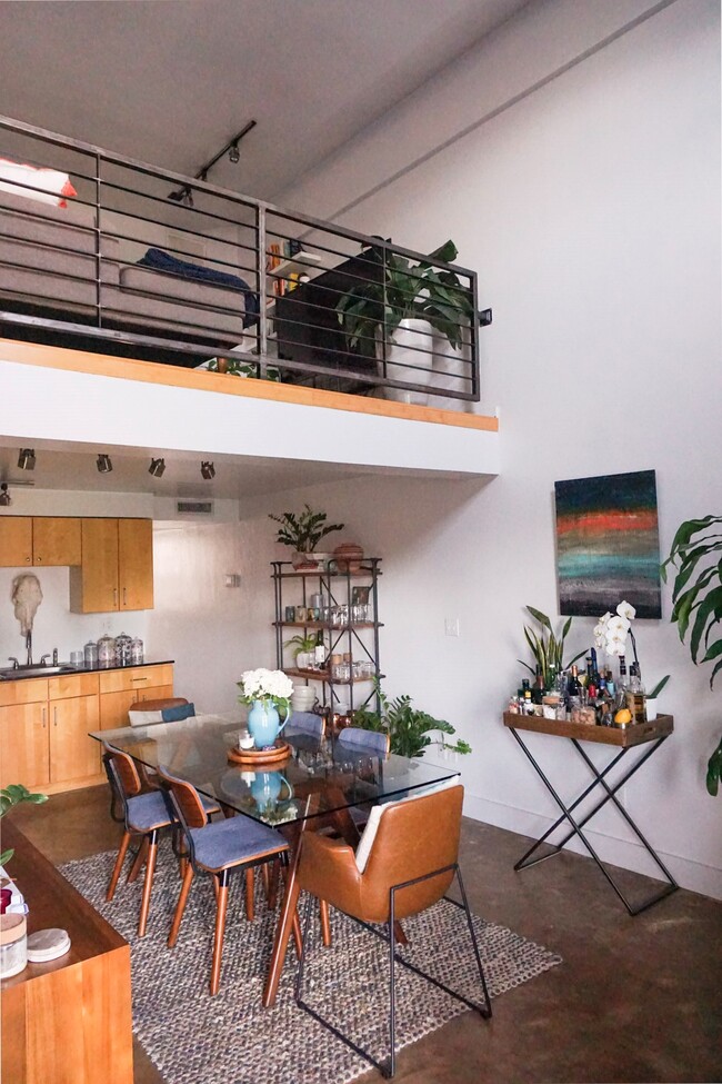 main floor- kitchen and flex dining space - 1213 N Harvey Ave