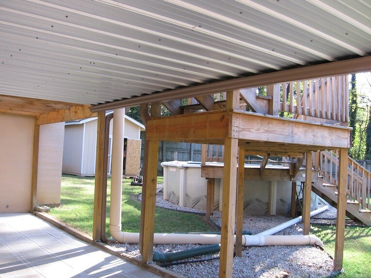 Covered patio - 1437 Columbia Cir SE