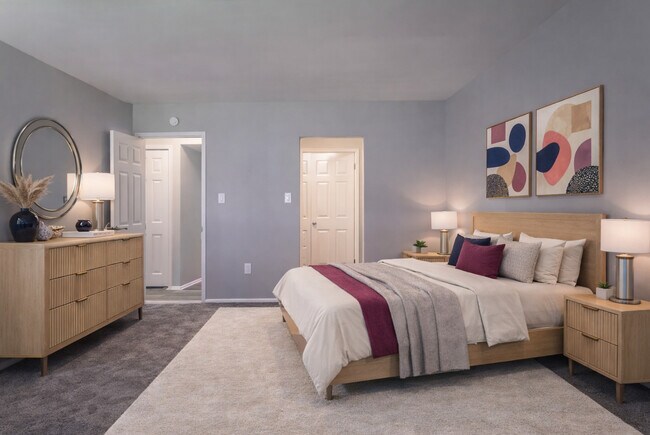 Bedroom - The Crossings at Neshaminy Apartments