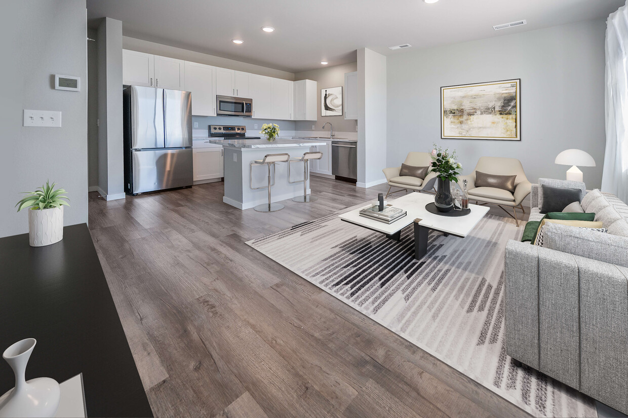 Livingroom & Kitchen - 260 Pawnee Rd