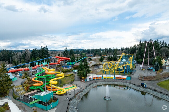 The Wild Waves Theme Park in Federal Way, WA.m