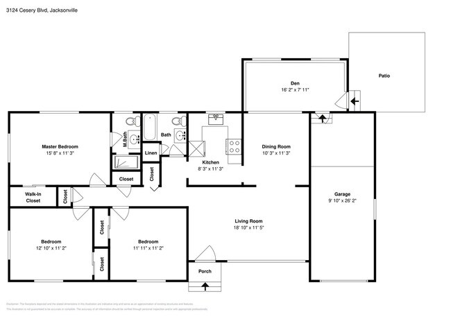 Foto del edificio - Renovated 3BR/2BA Home in Arlington Hills Jacksonville | Garage & Fenced Yard