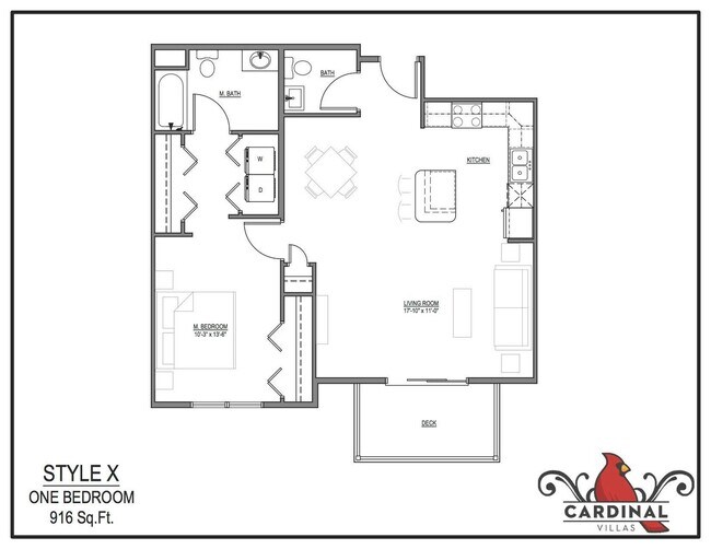 Foto del edificio - Spacious 1-bedroom, 1.5 bath, 1st floor, with elevated deck, available 07/01/2026