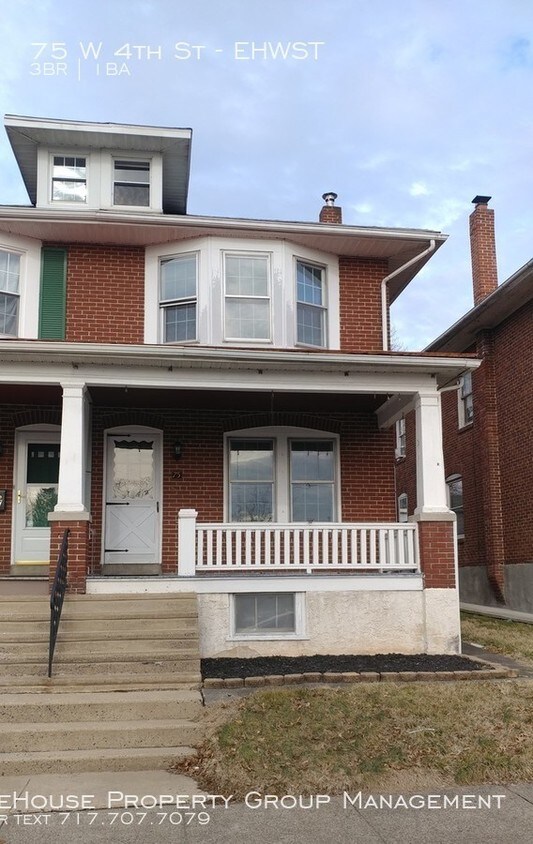 Large 3 Bedroom Home with Garage Apartment for Rent in Pottstown, PA