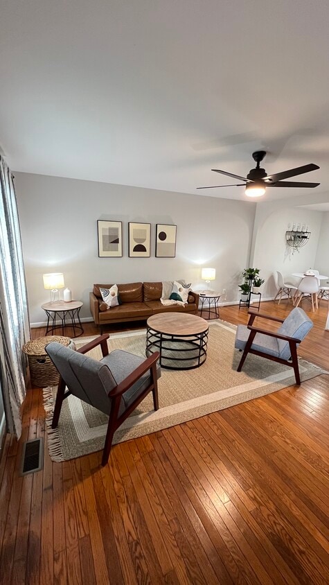 Partially Furnished Living Room - Furniture may Vary from items in Photo - 1007 Kinney St