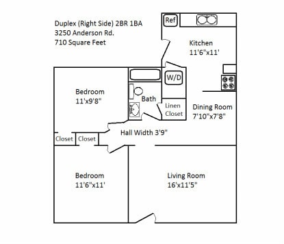 Photo - 3248-3250 Anderson Road Apartment