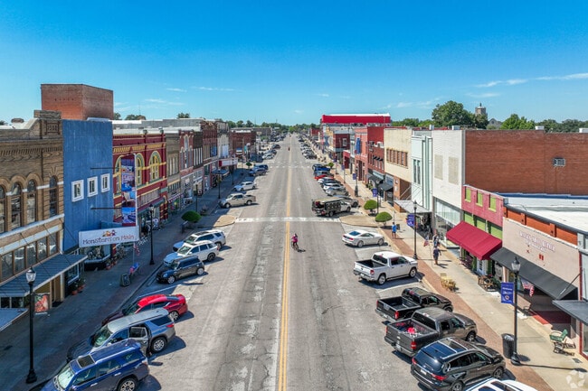 Downtown Denison has one of Texas' longest main streets.