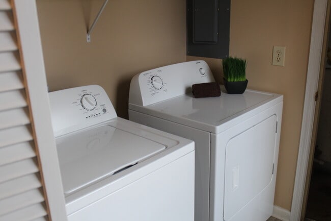 New Washer and Dryer in cozy laundry room... - 3730 Old Flowery Branch Road