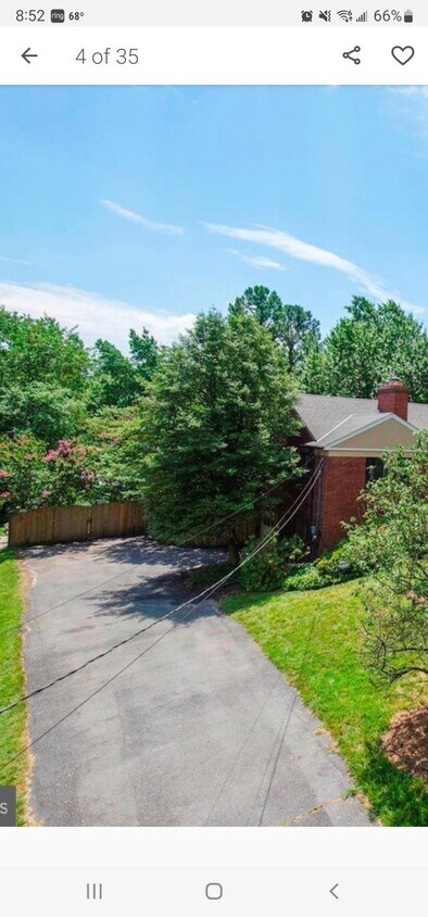 Part of parking lot - 1617 Oaklawn Ct